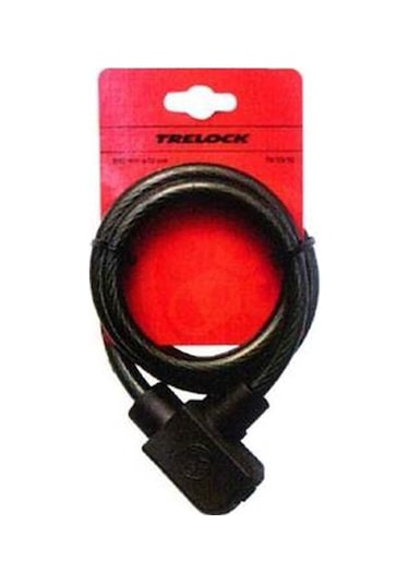 Trelock Spiral Kilit Anahtarlı Ts150-10 1500 MM / 8 MM Siyah Gri - Siyah