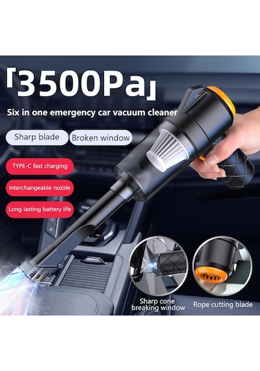 Suntek Elde Taşıma Kompakt Çok Yönlü Hava Tozu Ev Otomotiv Halı Siyah