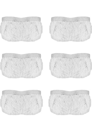 Polti Vaporetto Smart 100 Ve Kullanışlı Buharlı Robot Süpürge Aksesuarları Ve Yedek Parçaları İçin 6 Adet Paspas Bezi