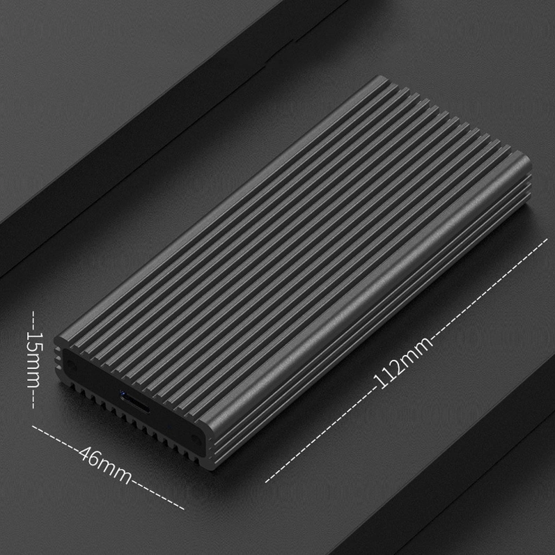 Sones M.2 Nvme / Ngff Mobil Sabit Disk Kutusu Tip-c3.1 Dizüstü Bilgisayar Harici Katı Hal Sürücü Kutusu, Stil: Pc280k Nvme Çift Kablo