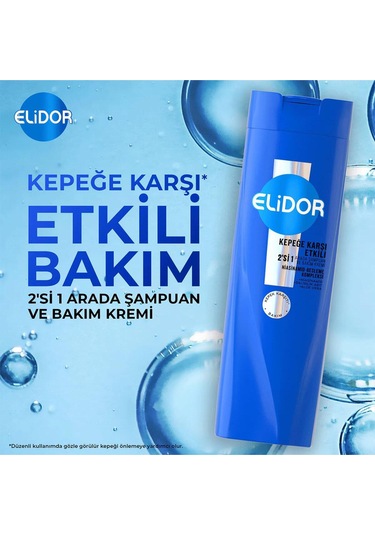 Kepeğe Karşı Etkili 2'si1arada Şampuan Ve Bakım Kremi 400 Ml