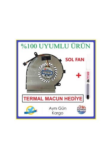 Msi Gp62 Fan Cpu İşlemci Fanı Sol Fan