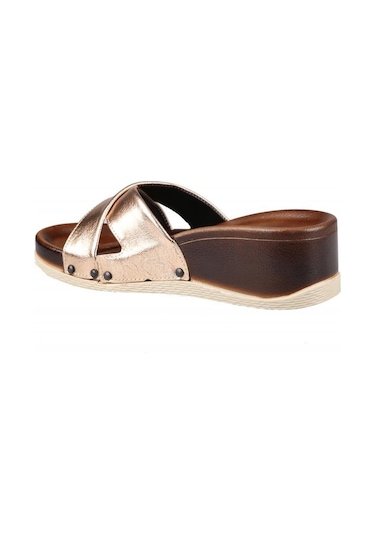 Pierre Cardin Pc-3217 Ortopedik Gold Kadın Terlik