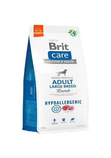 Brit Care Kuzu Etli Hypoallergenic Büyük Irk Yetişkin Köpek Maması 12 KG