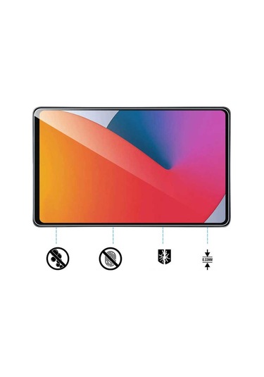 Khayra İpad 10.9 2022 5.nesil Uyumlu Khyr 5in1 Tablet Temperli Cam Ekran Koruyucu-renk