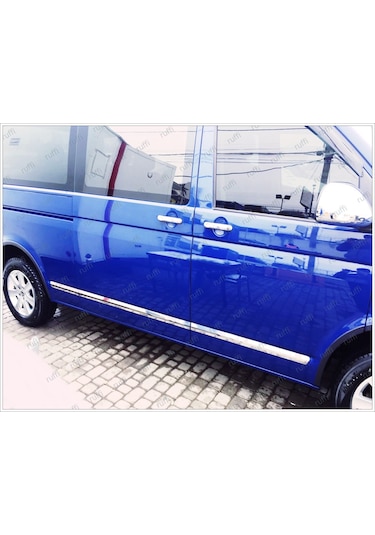 Vw T5 Transporter Krom Yan Kapı Çıtası 7 Prç 2003-2015 Uzun Şase