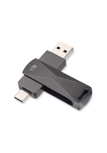 Vkemall Type-c Ve Usb 3.0 Çift Arayüzlü 1tb Yüksek Kapasiteli Hızlı Flash Bellek - Akıllı Telefon Ve Bilgisayar Uyumlu