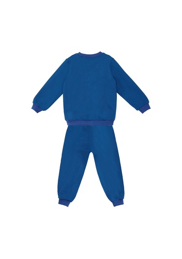 Denokids İtfaiye Erkek Bebek Eşofman Takım - Lacivert