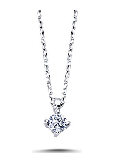 Lova 0,11 Karat Pırlanta Tektaş Kolye - 2030009