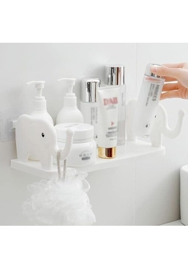 9072607980024drvs - Fil Desenli Yapışkanlı Çok Amaçlı Raf Çok Renkli