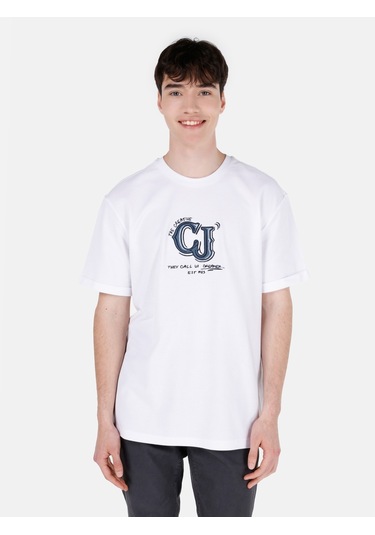 Colins Beyaz Erkek Tshirt K.kol Cl1071732 Q1.v1 Wht Beyaz