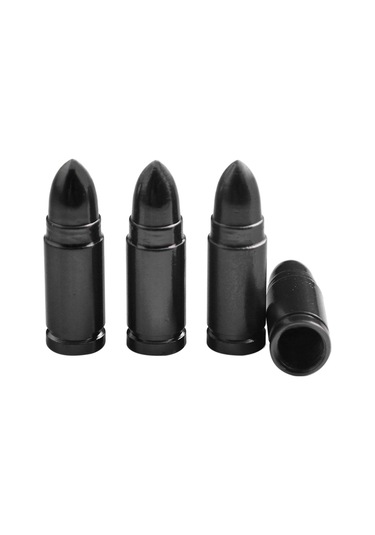 Neevoyu Alüminyum Bullet Tip Lastik Valf Kapağı, Siyah, Araba-suv-motosiklet-bisiklet İçin, Dayanıklı, Dirt Koruma, Kolay Kurulum