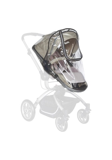 Kujju Fermuarlı XL Travel Sistem Yağmurluk Siyah