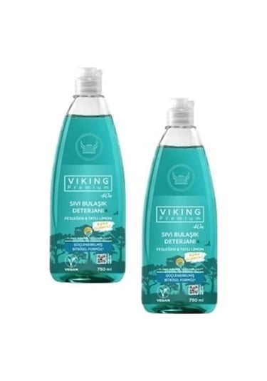 Viking Premium Bulaşık Deterjanı Fesleğen & Limon 2 x 750 ML