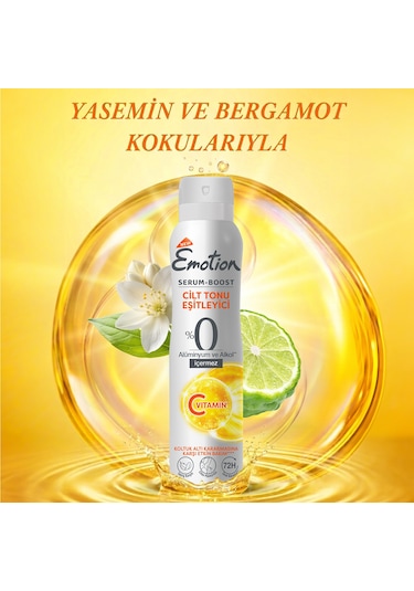 Serum Boost Cilt Tonu Eşitleyici Kadın Sprey Deodorant Alüminyum&alkol İçermez 150 Ml