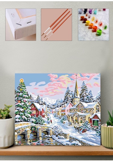 Sayılarla Boyama Kiti Yeni Yıl