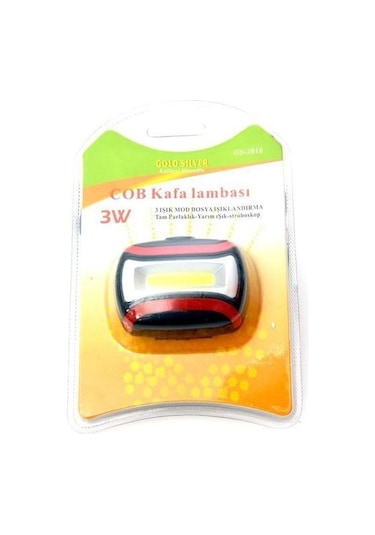 Head Lamp Kafa Feneri 3w Cob Beyaz - Siyah