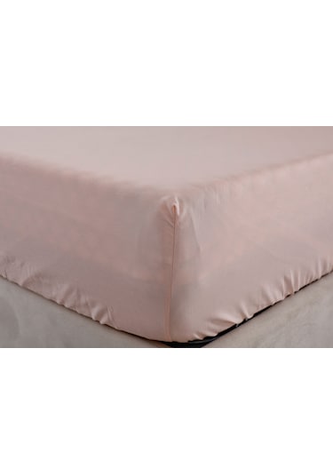 Colourful Fitted Çarşaf Çift King Size - Somon