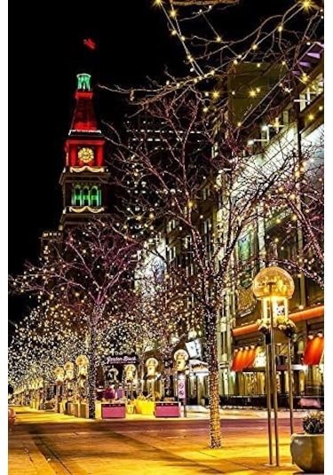 Singree Güneş Enerjili 200 Led'li Su Geçirmez Bahçe Aydınlatma Seti - 2 Adet