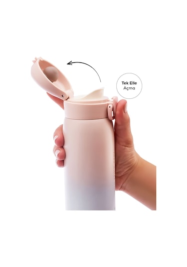 Karaca Skyfall Çelik Sızdırmaz Termos Pembe 500 ml