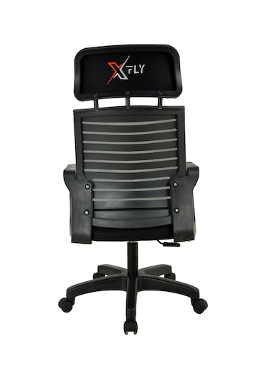 Xfly Plastik Ayaklı Oyuncu Koltuğu-Siyah File-2390C0541