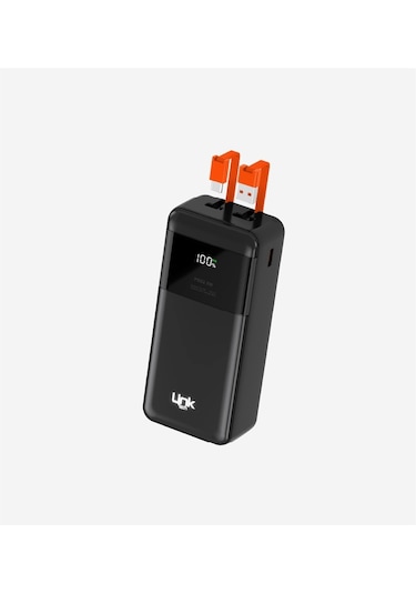 Linktech Powerbank Lc33 Strong - 30.000 Mah 22.5w Hızlı Şarj Powerbank - Kaliteli Taşınabilir Şarj A Siyah