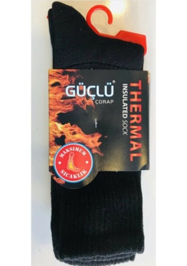 Zeyasel Güçlü Kışlık Termal Thermal Çorap Siyah