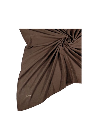 Tuana Eşarp Pamuk Jazz Eşarp 110x110cm Acı Kahve