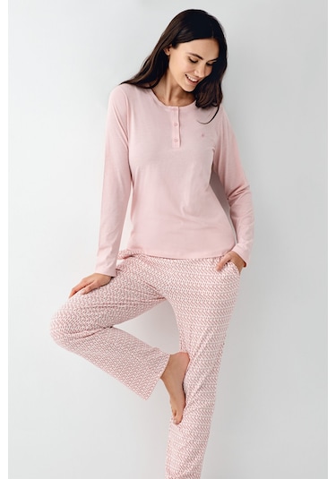 Pierre Cardin Kadın Pembe Pijama Takımı Pc9080-s-v1 Pembe