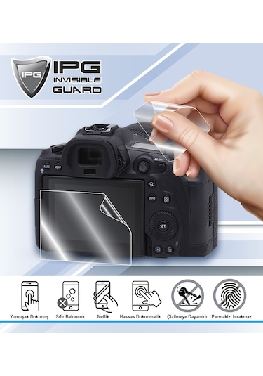 IPG CANON EOS 250D - EOS Rebel SL3 Dijital SLR Kamera Ekran Koruyucu (2 Adet)