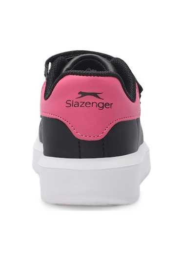 Slazenger LOVE I Çocuk Cırt Cırtlı Siyah / Fuşya Günlük Spor Ayakkabısı