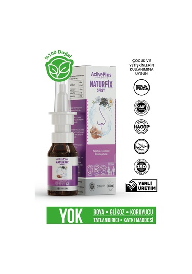 Active Plus Naturfix Burun Spreyi 20 ML