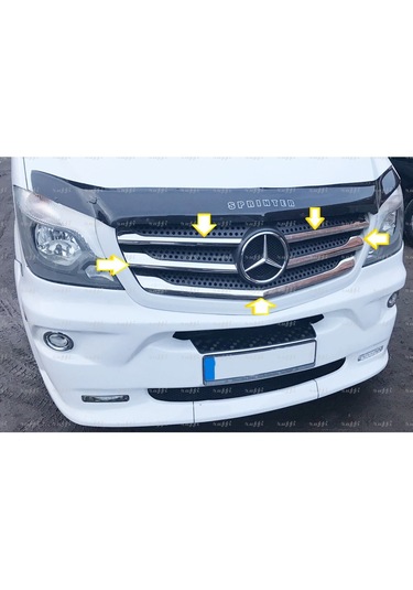 Mercedes Sprinter 5 Parçalı Ön Panjur Şık Ve Dayanıklı Tasarım P.çelik