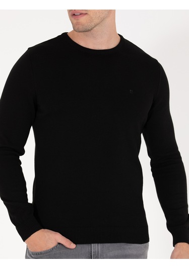 Pierre Cardin Erkek Siyah Kazak /triko 50270179-vr046 Siyah