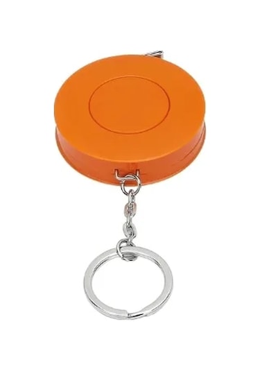 Mezura Otomatik Anahtarlık 1.5 Metre 2. Versiyon Turuncu