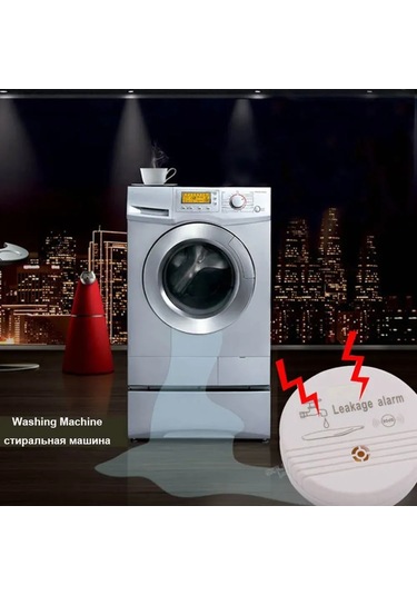 Yifomall Ev Ev Su Tükenme Alarmı - 85 Db Gürültü İle Su Tespit Cihazı, Evde/ Mutfak/ Banyo/ Garajda Kullanıma Uygun