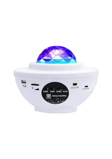 Uzaktan Kumandalı Led Starlight Projektör-beyaz Beyaz