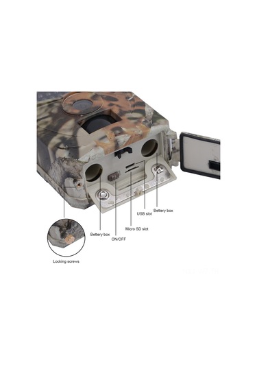 Wezone Pr100b 12mp 1080p Ip56 Suya Dayanıklı Hızlı Tetikleme 26 Kızılötesi Işık Av Gözlem Kamerası Çok Renkli