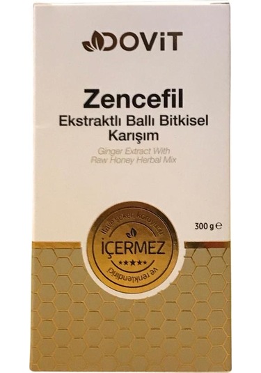 Dovit Zencefilli Ekstraktlı Ballı Bitkisel Karışım 300 Gr