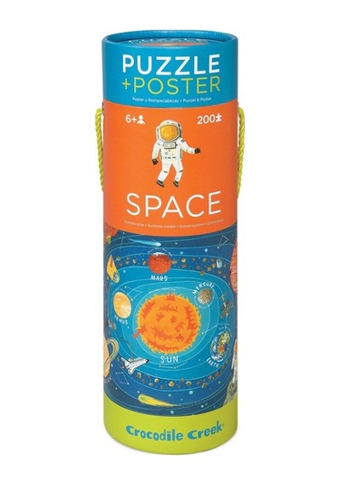 Crocodile Creek Poster Puzzle 200 Parça Uzay