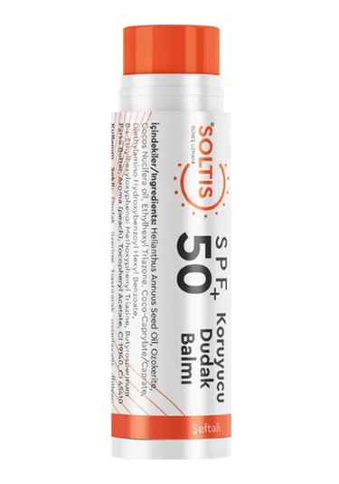 Soltis Yoğun Nemlendirici Ve Dolgunlaştırıcı Dudak Balmı Spf50+ 5 Ml - Şeftali