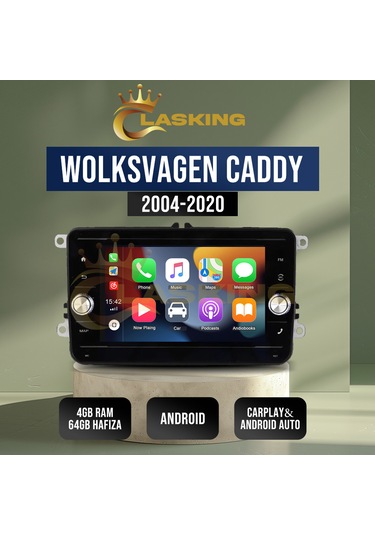 Volkswagen Caddy 2004-2020 Android Multimedia 4gb Ram 64 Hafıza
