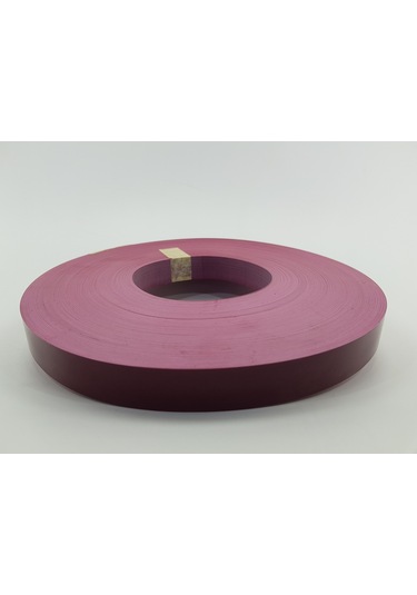 Nsp Kenar Bandı Tutkalsız Pvc 080Mm 150Mt Parlak Bordo