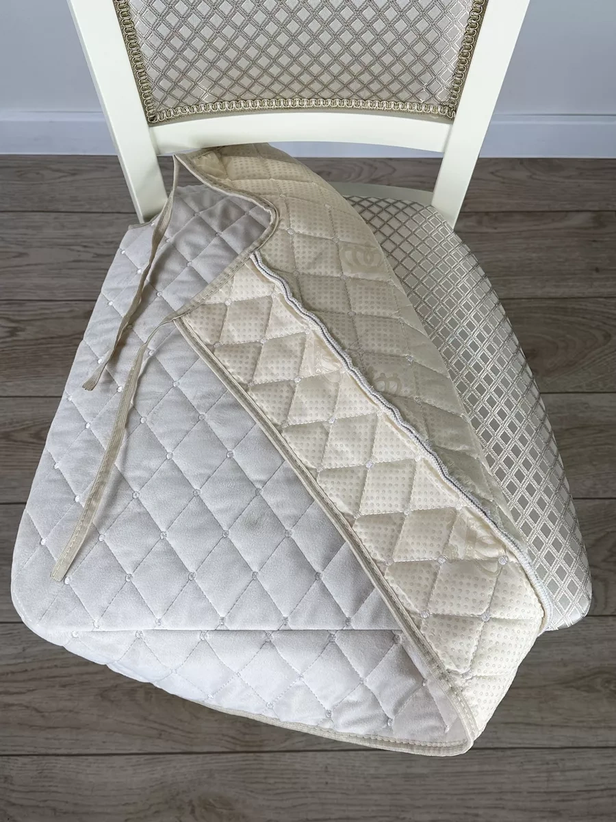 Acsenia Bağcıklı Sandalyeden İçin Yastık 233719566 Sütlü