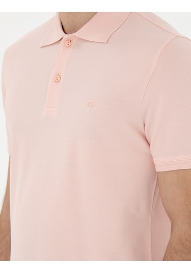 Pierre Cardin Erkek Pudra Tişört Basic 50306448-vr042 Pudra