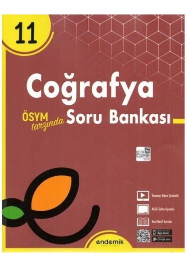 11.Sınıf Coğrafya Soru Bankası- Endemik Yayınları