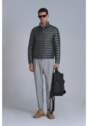 Lufian Bert Spor Erkek Chino Pantolon Slim Fit Açık Gri Açık Gri 112190307100180 Açık Gri