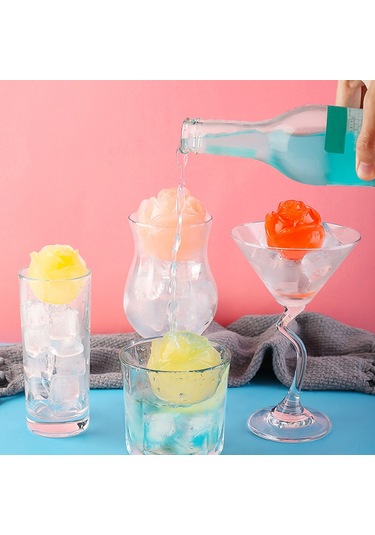 Ximistore9 Gıda Kalitesi Silikon Gül Kalıbı - Dört Boyutlu, Kolay Çıkarım, Baking & Dıy Çikolata/bayram Dekorasyonu Diğer