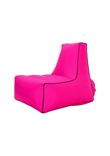 Prestigegoods Şişme Kanepe Bb1082 Hava Yatak Dış Mekan Katlanır 70x65x60cm Kırmızı Gül Kırmızı