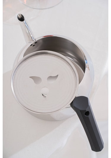 Acar Vienna Orta Boy Çaydanlık Takımı - 3 L Silver
